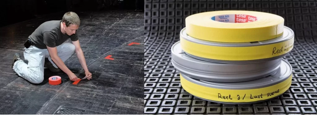 Nastro in tela tesa® 4651: marcatura temporanea su pavimenti